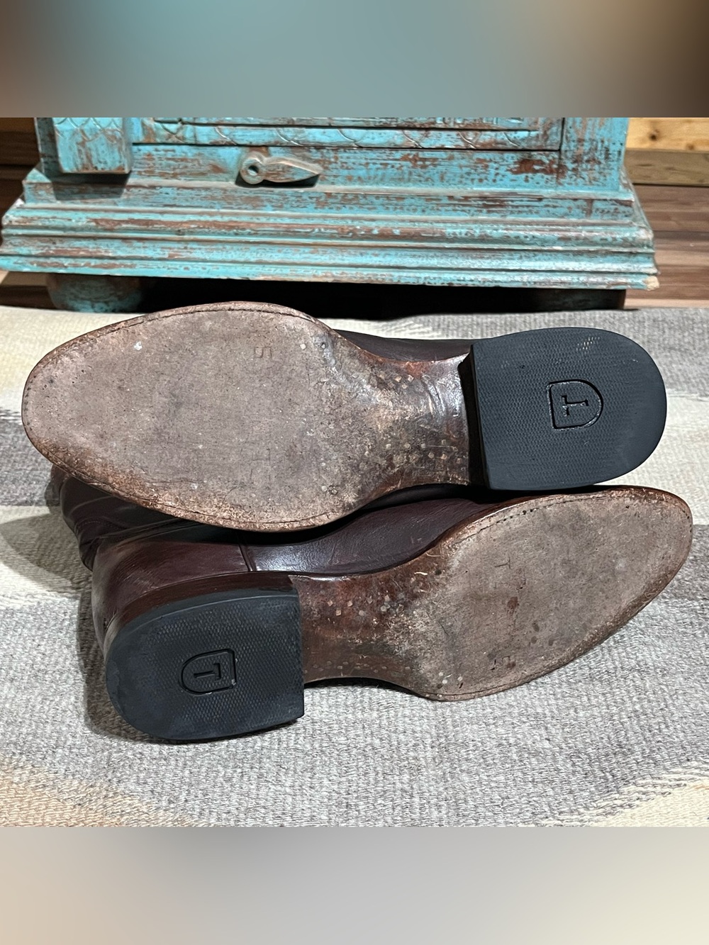 Tecovas The Earl Men’s Cafe Goat Brown Round Toe Roper Boots - Picture 9 of 11